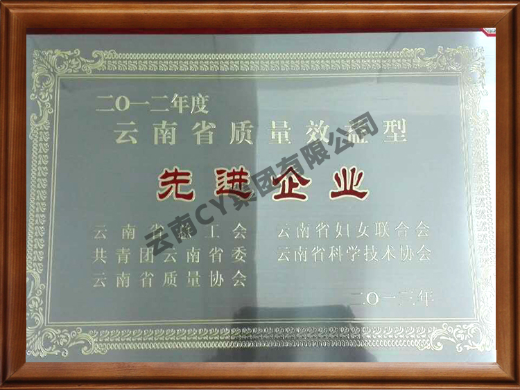 遼寧省質量效益型先進企業特別獎